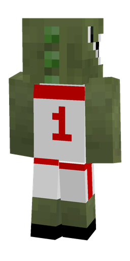 Black skin: body, back render