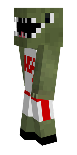 Black skin: body, left side render