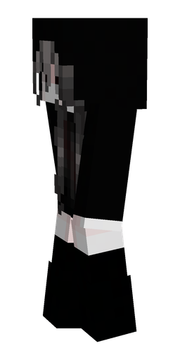 Black skin: body, left side render