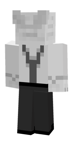 Black skin: body, back render
