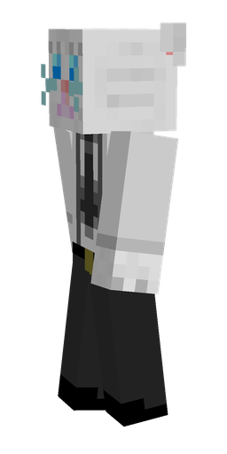 Black skin: body, left side render