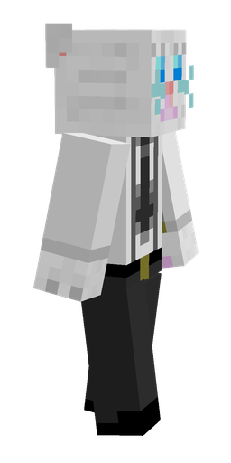 Black skin: body, right side render