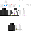 Black skin: raw texture render