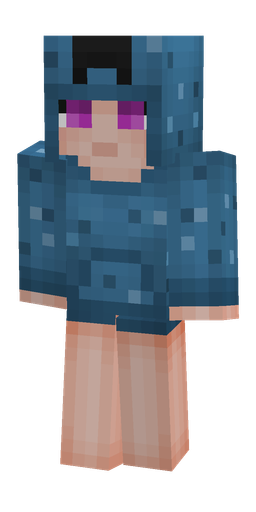 Blue skin: body, front render