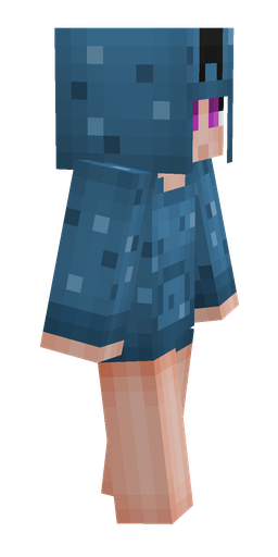 Blue skin: body, right side render