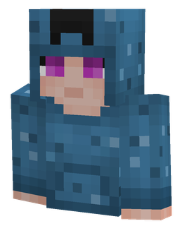 Blue skin: bust render