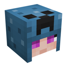 Blue skin: head render