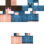 Blue skin: raw texture render