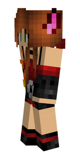 Black skin: body, left side render