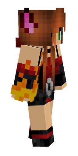 Black skin: body, right side render