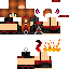 Black skin: raw texture render