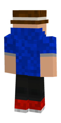 Black skin: body, back render