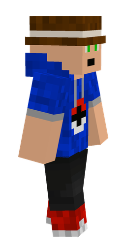 Black skin: body, right side render