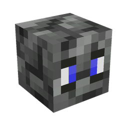 Black skin: head render