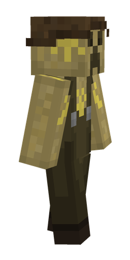 Brown skin: body, right side render