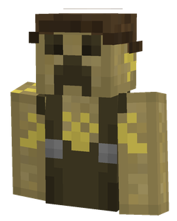 Brown skin: bust render