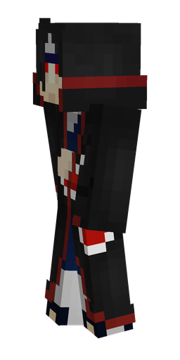 Black skin: body, left side render