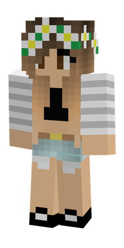 Brown skin: body, front render
