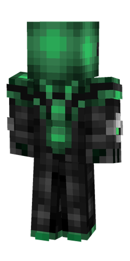 Black skin: body, back render