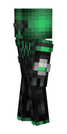 Black skin: body, left side render