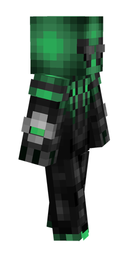 Black skin: body, right side render