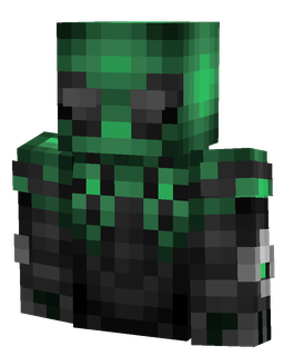 Black skin: bust render