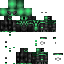 Black skin: raw texture render