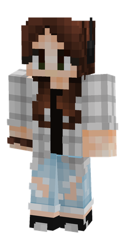 Blue skin: body, front render