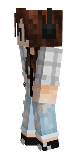 Blue skin: body, left side render