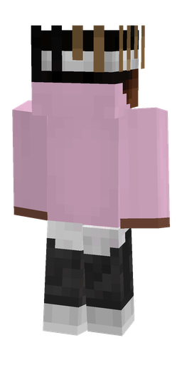 Black skin: body, back render
