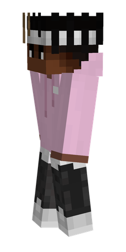 Black skin: body, left side render