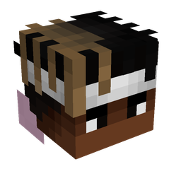 Black skin: head render