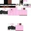 Black skin: raw texture render