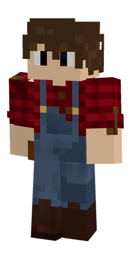 Blue skin: body, front render