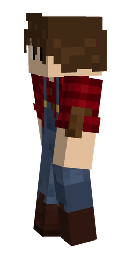 Blue skin: body, left side render