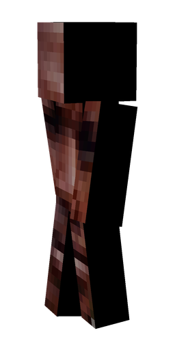 Black skin: body, left side render