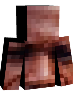 Black skin: bust render