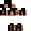Black skin: raw texture render