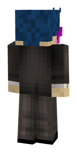 Black skin: body, back render