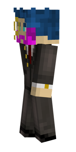 Black skin: body, left side render