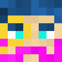 Black skin: face render