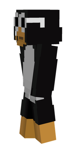 Black skin: body, left side render