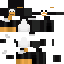 Black skin: raw texture render