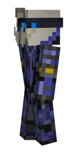 Black skin: body, left side render