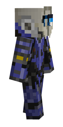 Black skin: body, right side render