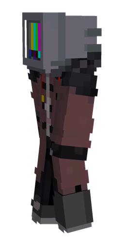 Black skin: body, left side render