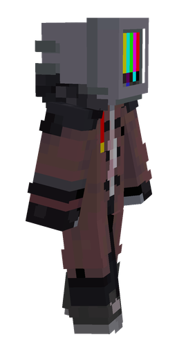 Black skin: body, right side render
