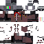 Black skin: raw texture render