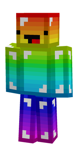 Blue skin: body, front render