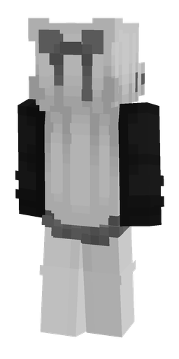 Black skin: body, back render